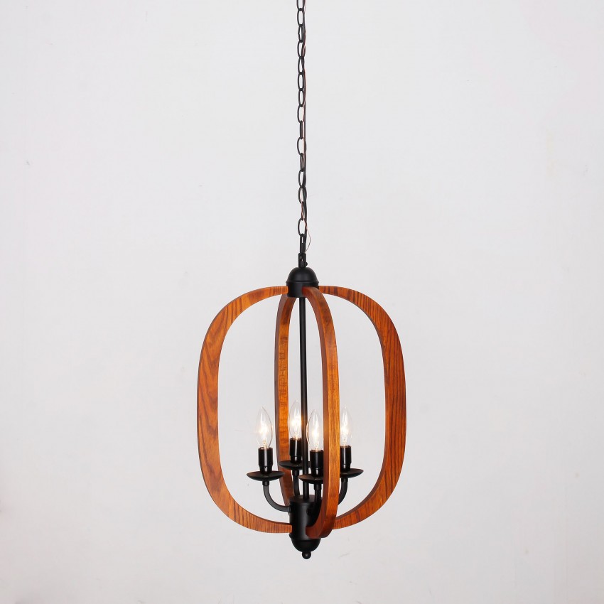 Arches Wood 4 Light Chandelier Oil Rubbed Bronze Arches Wood 4 Light Chandelier Oil Rubbed Bronze
