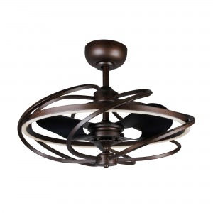 Chandelier Ceiling Fan Dimmable Led Foldable Blade 27 Inch Solstice Modern Led Reversible 3 Blade Ceiling Fan With Lights And Remote Fandelier