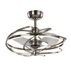 Chandelier Ceiling Fan Dimmable Led Foldable Blade 27 Inch Solstice Modern Led Reversible 3 Blade Ceiling Fan With Lights And Remote Fandelier